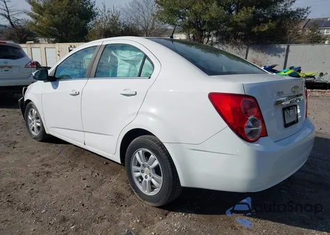 2012 Chevrolet Sonic 2Lt из США, поврежденный, VIN 1G1JC5SH5C4104842